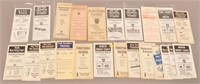 Selection Of Vintage PRR Time Table Pamphlets .