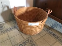 Leather Handled basket