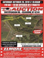 110 AC. - 4 TRACTS - MASTER COMMISSIONER'S SALE