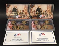 2008 US Mint Presidential $1 coin proof set