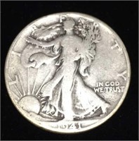 1941 Walking Liberty half dollar