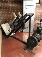 Bigger-Faster-Stronger Leg/Hack Press with Weights
