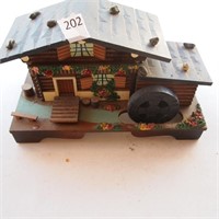 Handmade Log Cabin/Jewelry Box