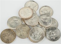 Coin 16 Kennedy 90% Silver Half Dollars