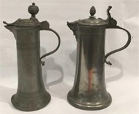 Early pewter teapots