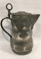 Early pewter teapot