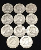 11 Susan B Anthony coins