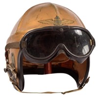 Korean War U.S. Navy H4 Fighter Flight Helmet