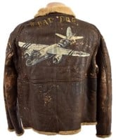 WWII "Bad Dog" D-1 Bomber Jacket 9th Air Force