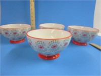 Pioneer Women Footed Soup Bowls (4)