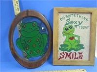 Frog Cross Stitch & Stain Glass