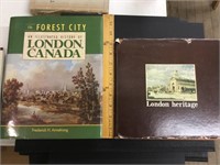 Pair of London, Ontario hardcovers.