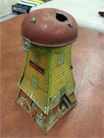 Early ’MAC’ Dutch Mill Tin Windmill toy, as
