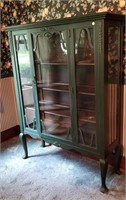 Antique China Cabinet, center door, glass front