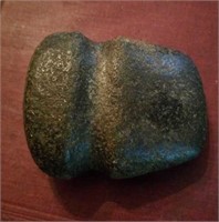 Indian Artifact - Ax head, full ring