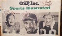 Autograph photo, Merlin Olson, Jimmy Ott