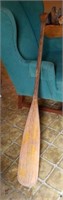 Wood oar, 56 inches long