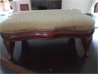Vintage padded upholstery foot stool