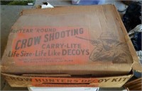 Crow Hunters Decoy Kit with life like decoys