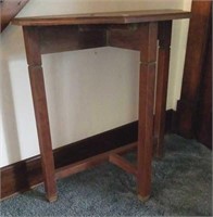 Lamp table, wall fitting, 18" wide, 23" tall