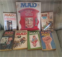MAD magazine and Soft back books
