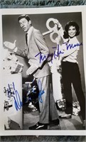 Dick Van Dyke & Mary Tyler Moore autographed photo