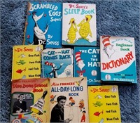 Doctor Seuss books and Ding Dong School books