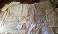 Lace curtains,hand work, table cloths
