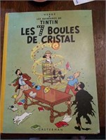 TINTIN  adventures book, Les 7 Boules De Cristal