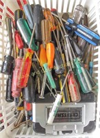 Box Lot of Assorted Screwdrivers