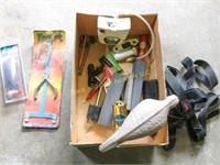 Box of Assorted Hunting Supplies