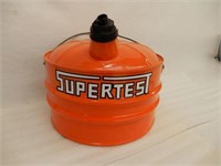 GAS CAN -RESTORED SUPERTEST - 9.5" TALL