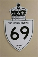 HIGHWAY 69 ROAD SIGN