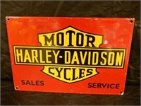 HARLEY-DAVIDSON MOTORCYCLE SSP SIGN