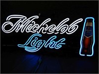 MICHELOB LIGHT BEER 2 COLOR NEON