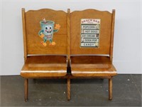 VINTAGE FOLDING THEATRE CHAIRS