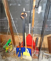 Shepherd's Hooks, Shovels & Rake