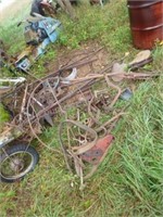 Snowmobile & items for parts or scrap