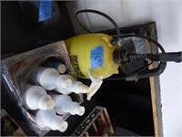 Plastic sprayer & box w/ misc. cleaners