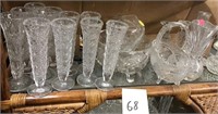 68 - GLASS BUD VASES GALORE