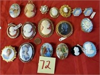 72 - STUNNING CAMEO INSPIRED JEWELRY