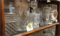 92 - DECANTERS, PITCHERS