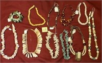 118 - ECLECTIC MIX OF NECKLACES AND BRACELETS
