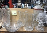 126 - BEAUTIFUL GLASS PIECES - SEE PICTURES