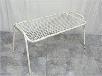 Metal Outdoor Bench or Side Table