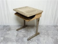 Vintage Anguard Adjustable Height School Desk