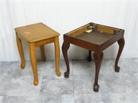 (2) Small Side Tables ~ Both Need Repair