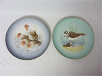 (2) Decorative Bird Plates Made in Germany
