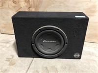 Pioneer 10" Subwoofer In Basworx Box