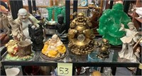 53 - COLLECTION OF 6 BUDDAHS